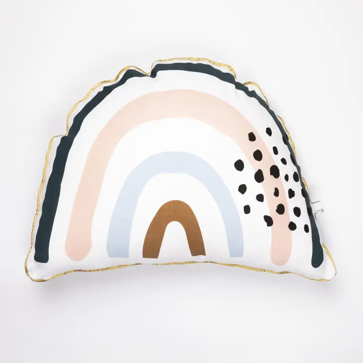 Coussin arc en ciel