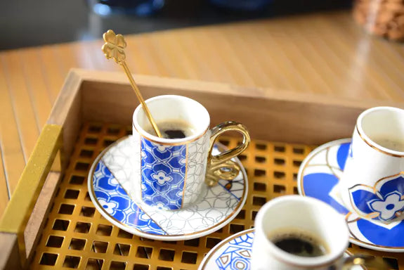 Set de 6 cuillères trefle