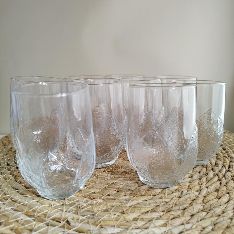 Lot de 9 verres