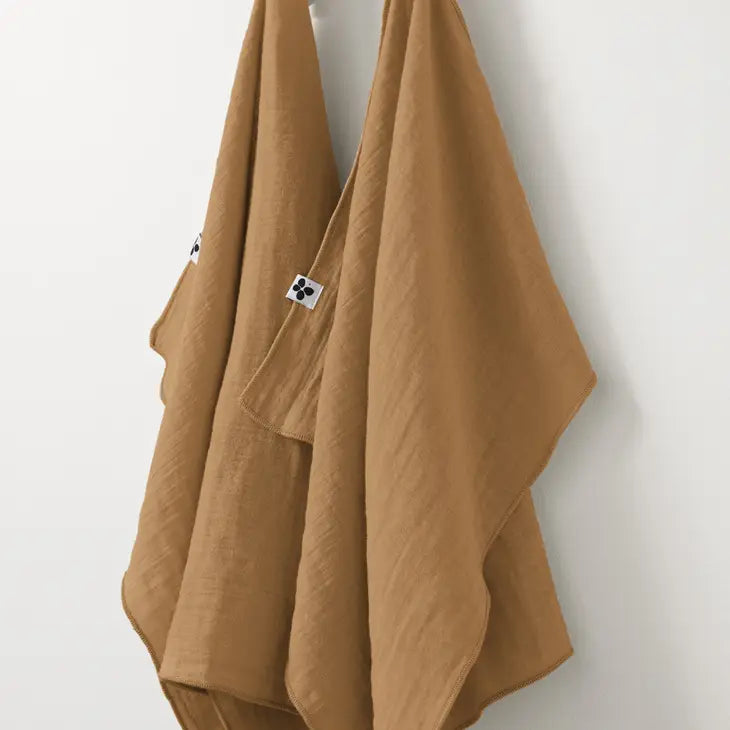 Essuie-mains gaze de coton Camel