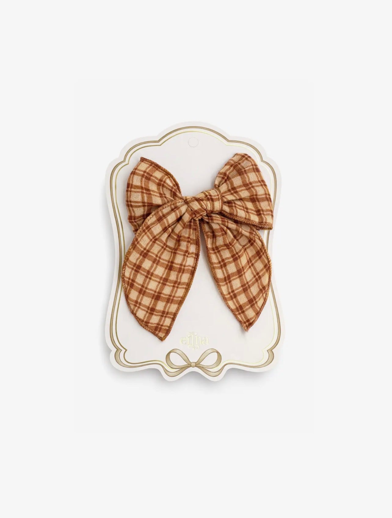 Barrette Carreaux miel