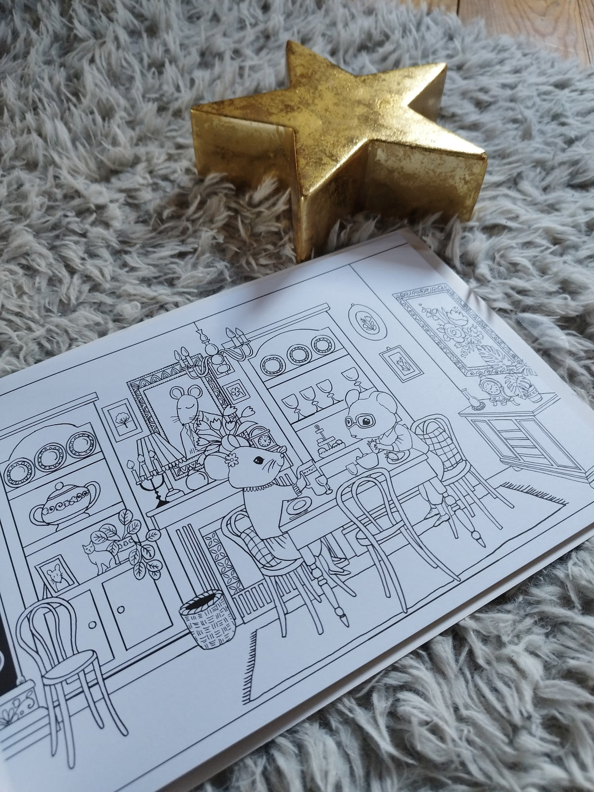 Coloriage souris
