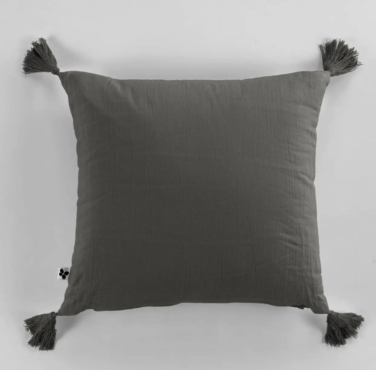 Coussin gaz de coton gris