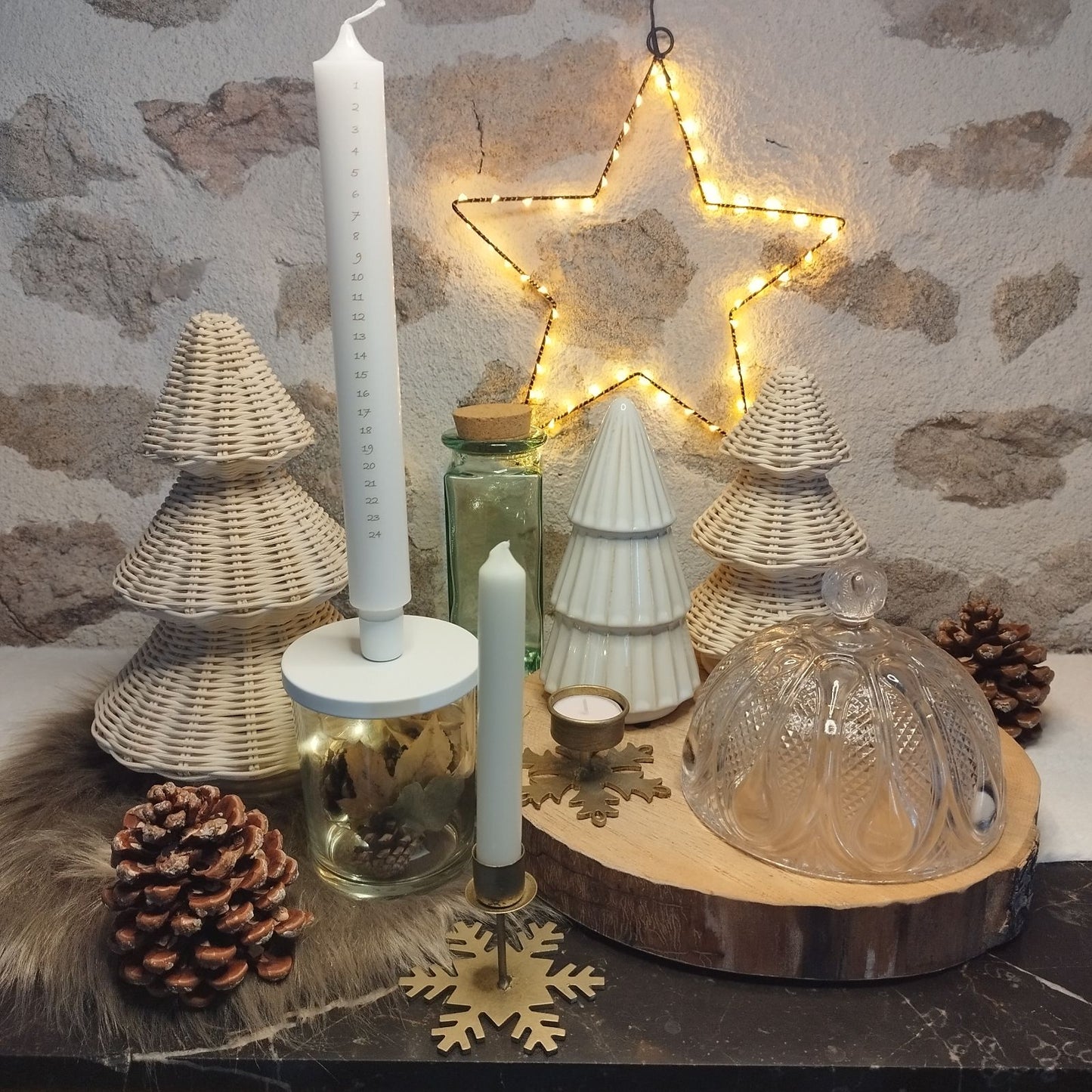 Sapin en Rotin Moyen