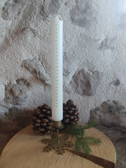 Bougie calendrier de l’avent