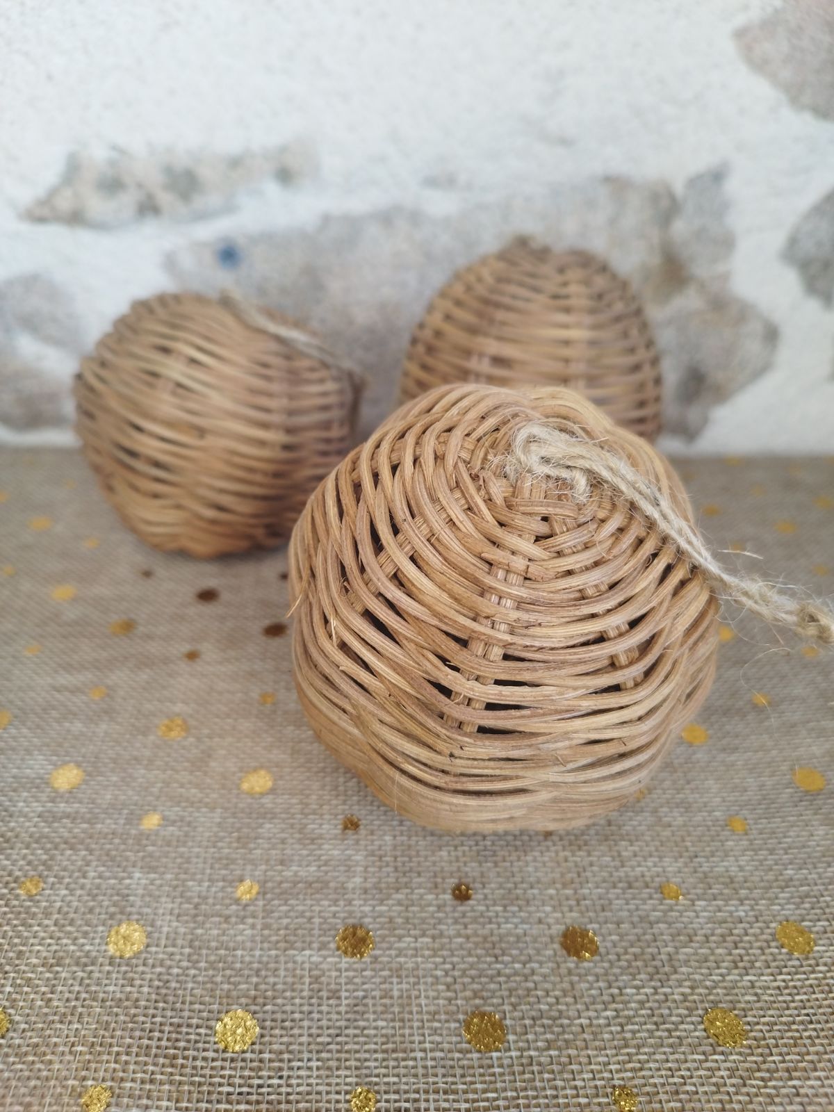 Boule rotin (grande)