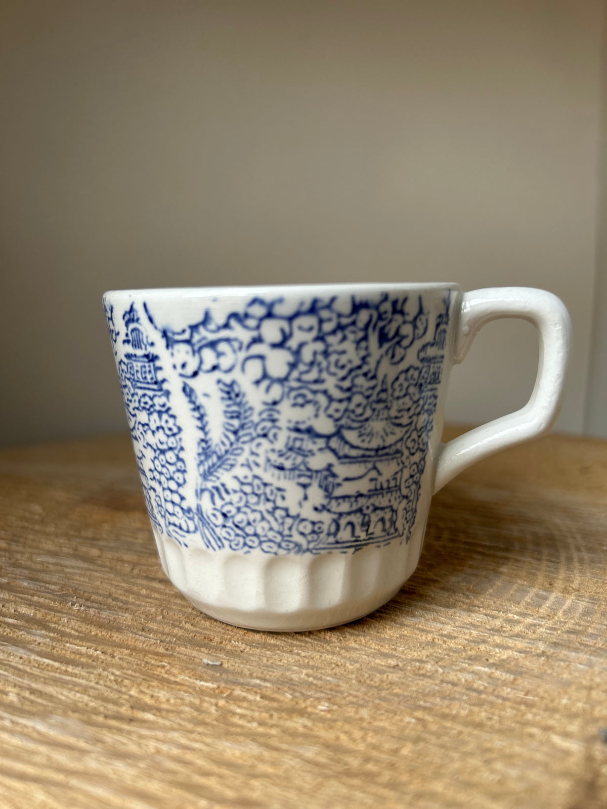 Tasse motifs bleues