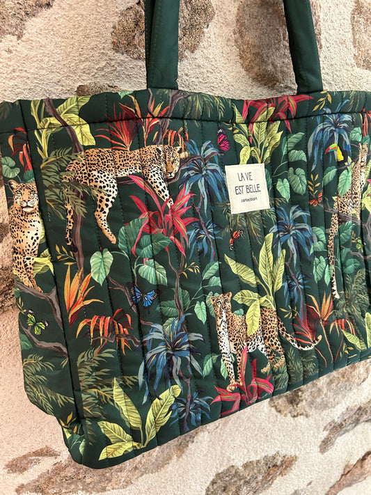 Sac cabas matelassé