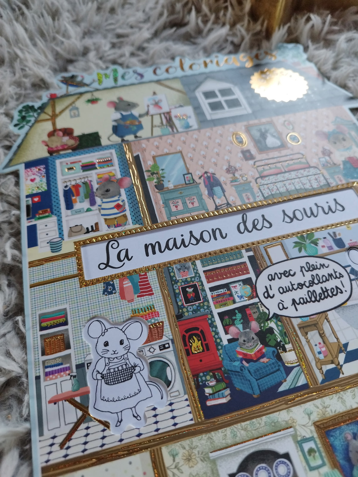 Coloriage souris