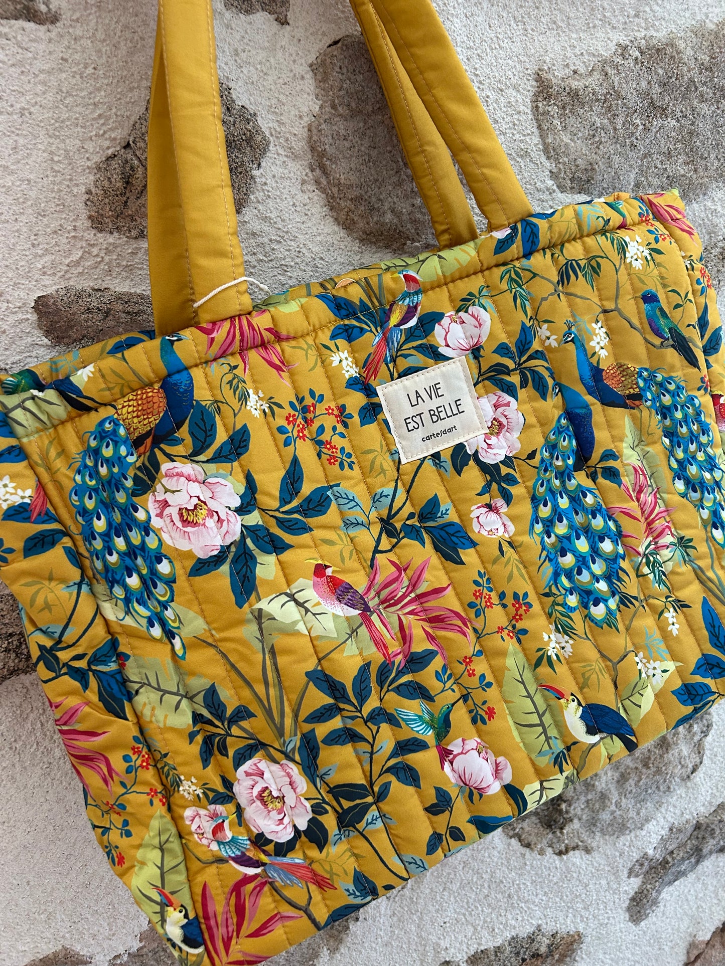 Sac cabas matelassé
