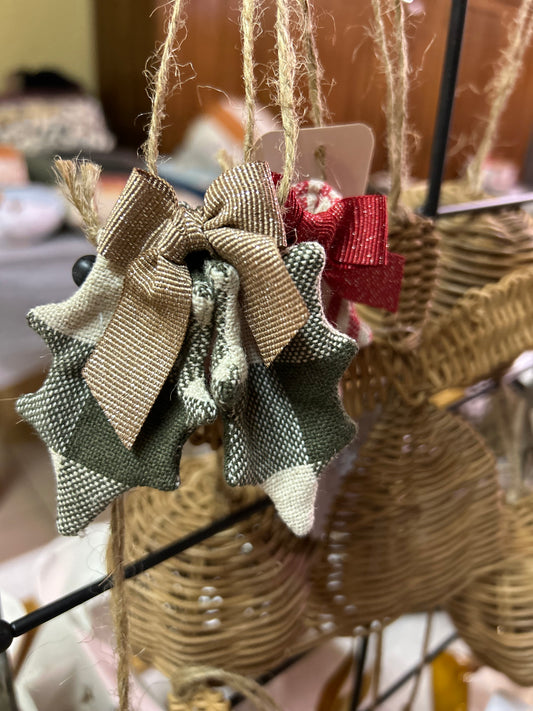 Décoration sapin artisanale