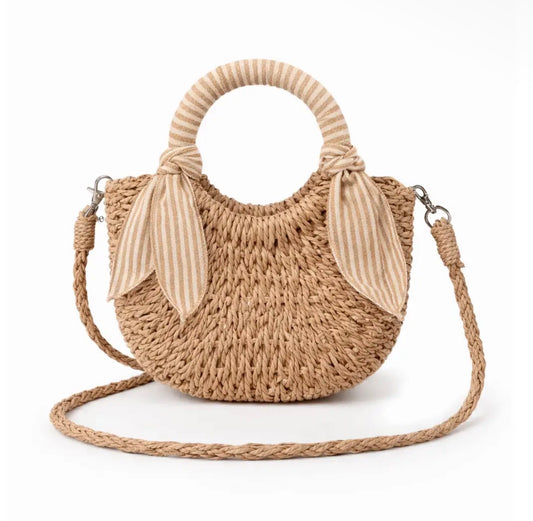 Mini sac en paille