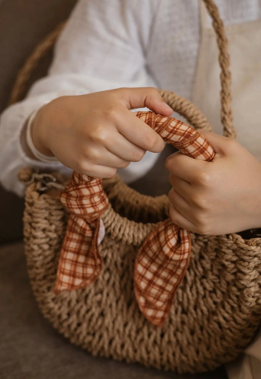 Mini sac en paille
