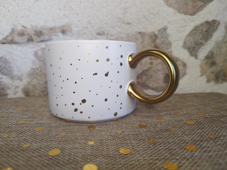 Tasse astre blanc