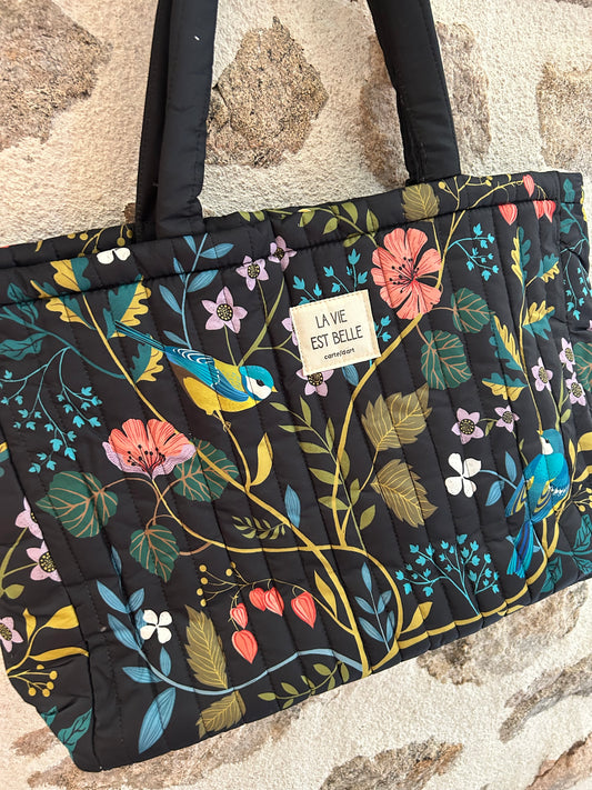 Sac cabas matelassé