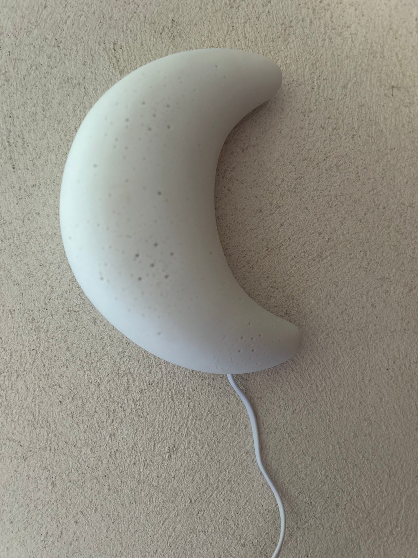 Lampe murale porcelaine lune