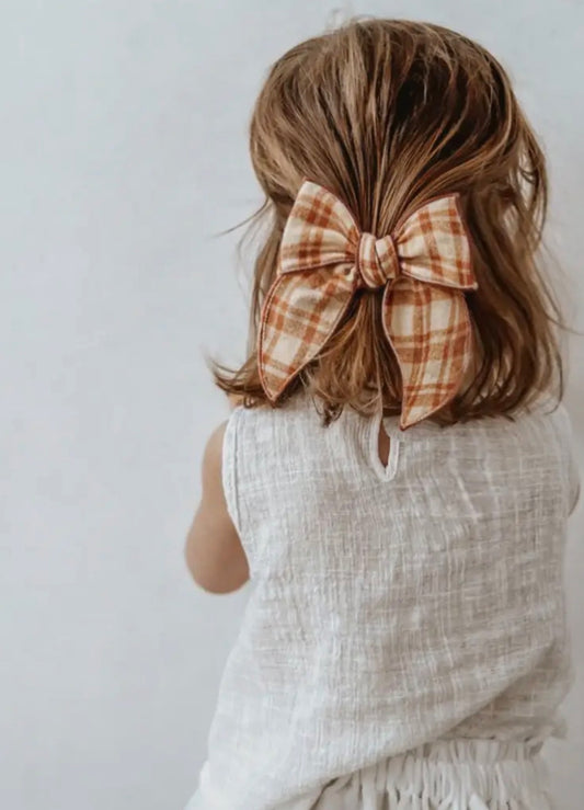Barrette Carreaux miel
