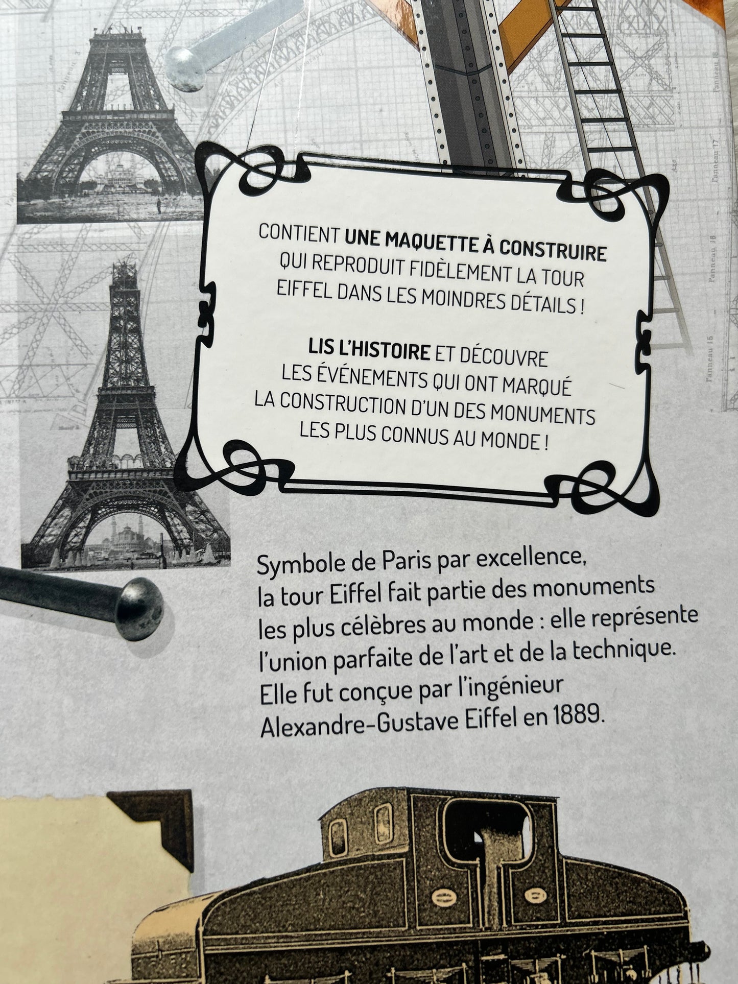 Livre maquette Gustave Eiffel