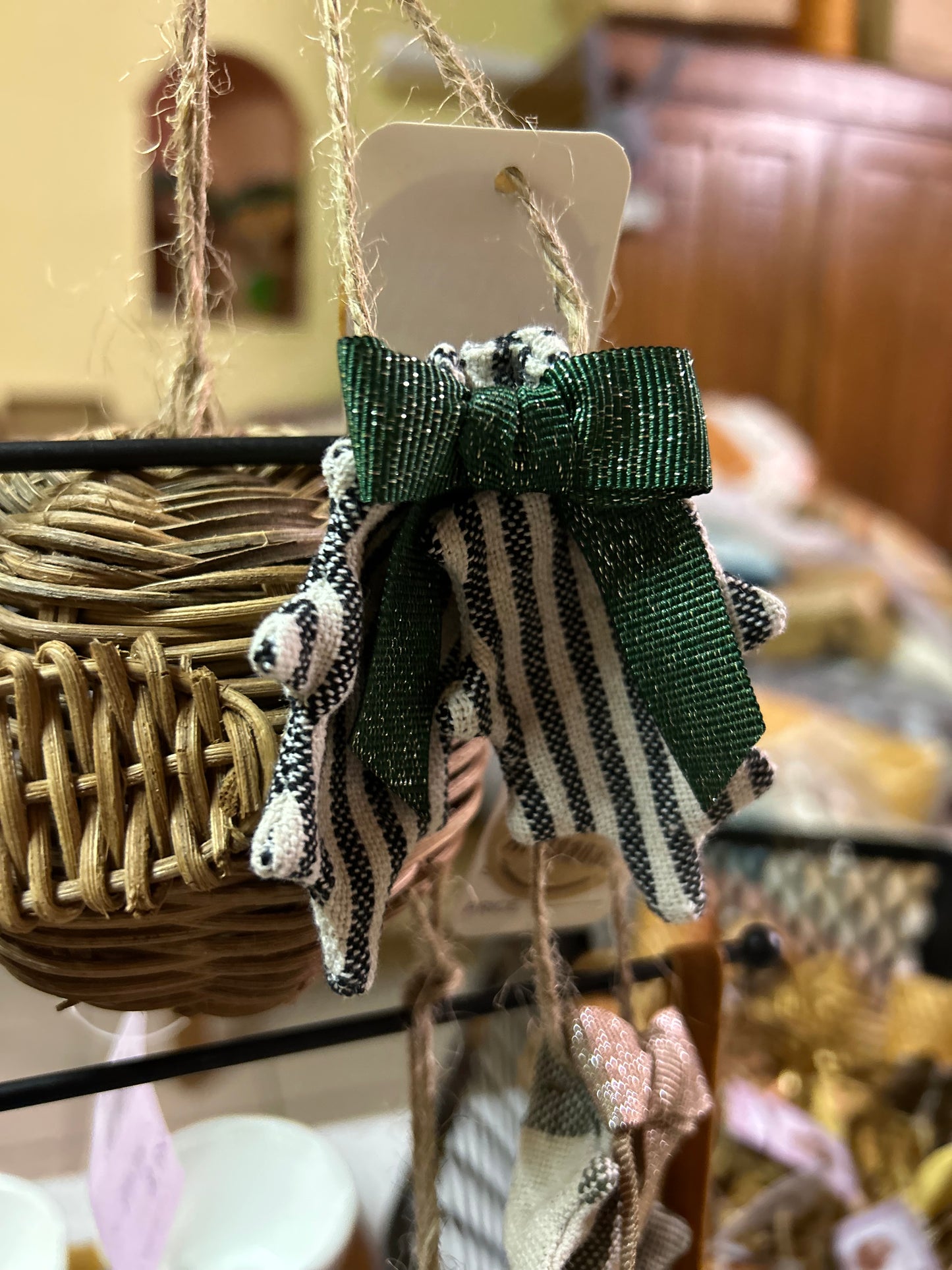 Décoration sapin artisanale