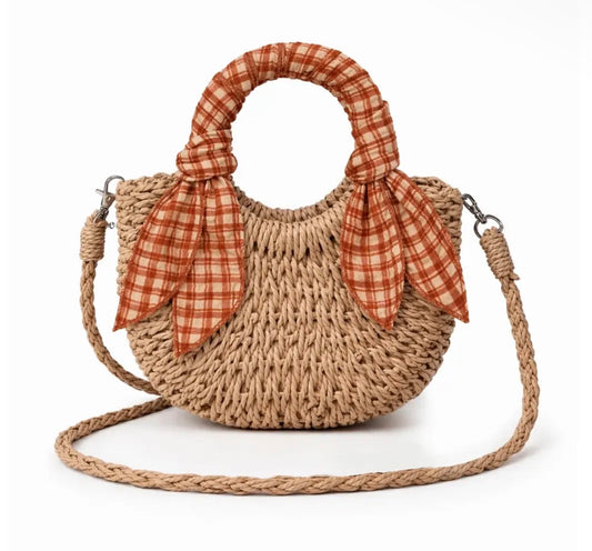 Mini sac en paille