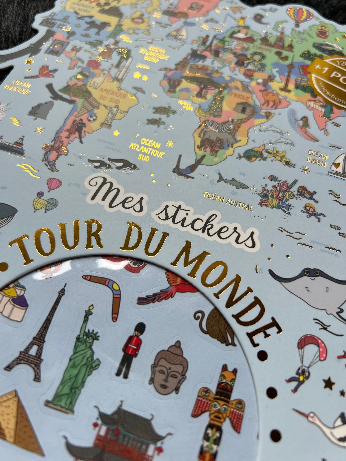 Mes stickers « Tour du monde»