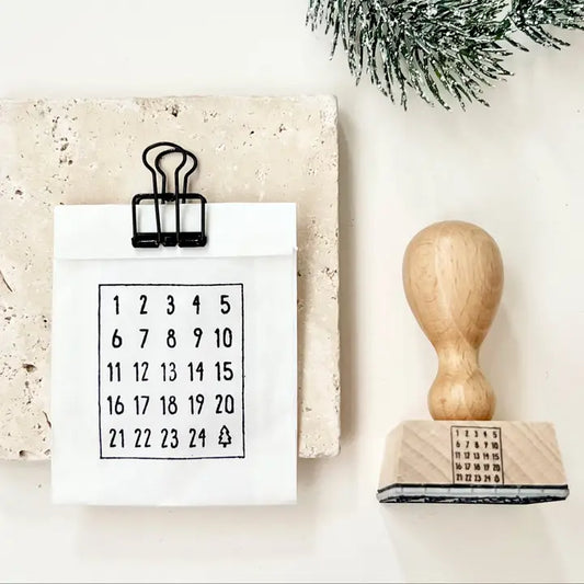 Tampon calendrier de l'avent