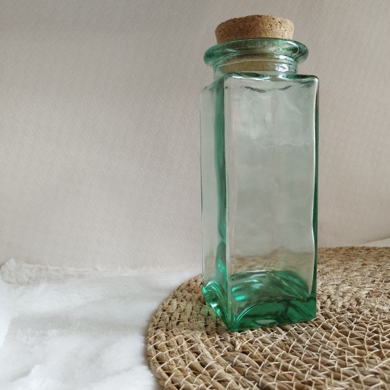 Bocal verre rectangulaire
