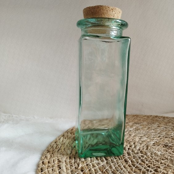 Bocal verre rectangulaire
