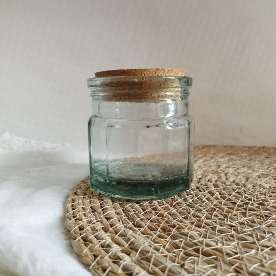 Bocal verre avec liège